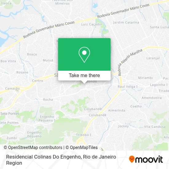 Residencial Colinas Do Engenho map