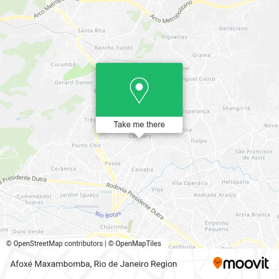 Afoxé Maxambomba map