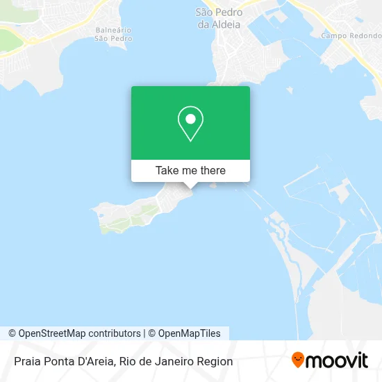 Praia Ponta D'Areia map