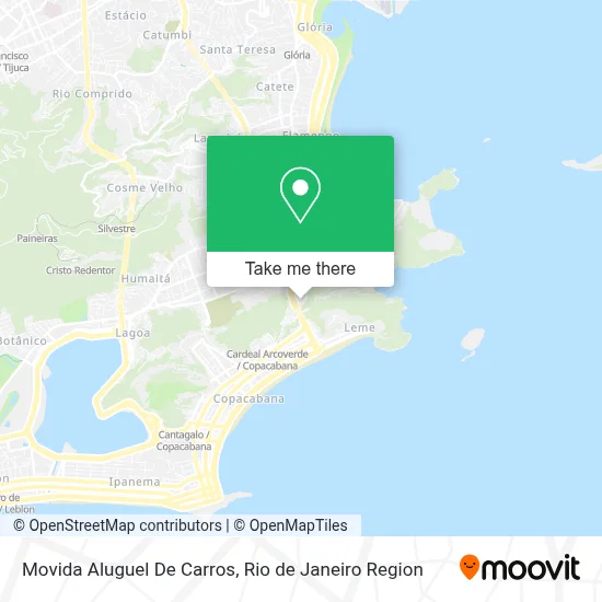 Movida Aluguel De Carros map