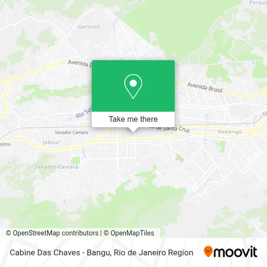 Cabine Das Chaves - Bangu map