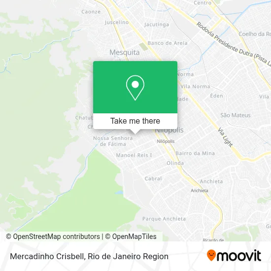 Mercadinho Crisbell map