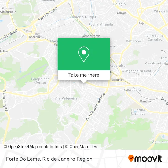 Forte Do Leme map