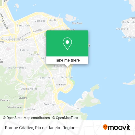 Parque Criativo map