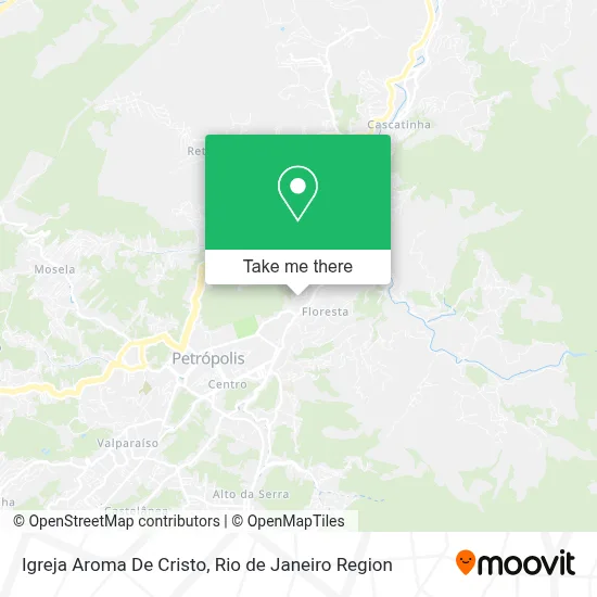 Igreja Aroma De Cristo map