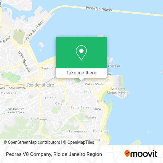 Pedras V8 Company map
