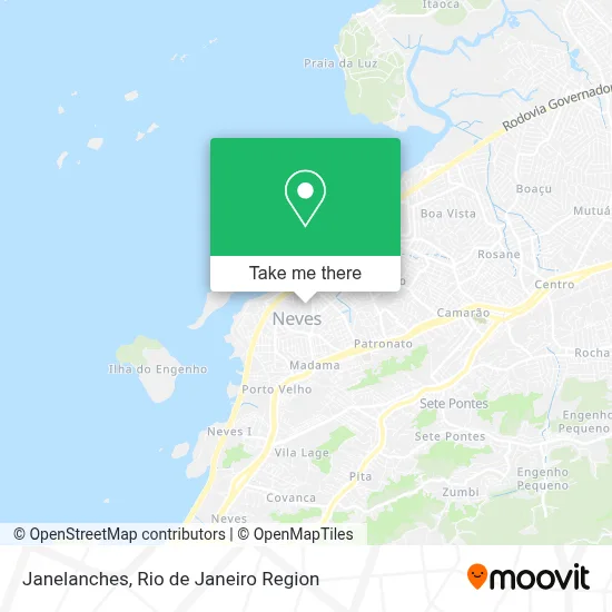 Janelanches map