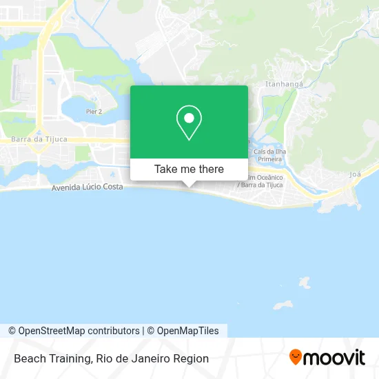Beach Training map