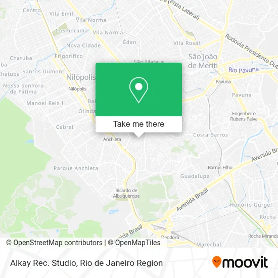 Alkay Rec. Studio map