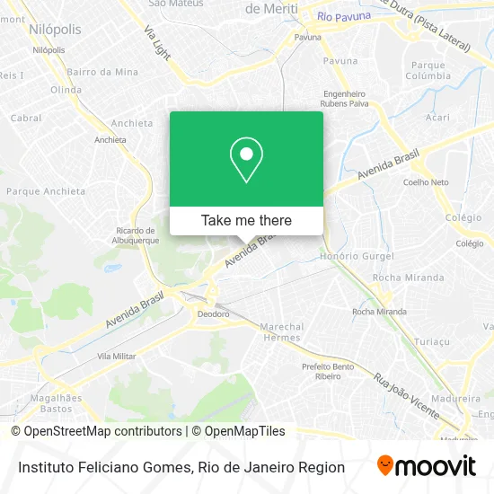 Instituto Feliciano Gomes map