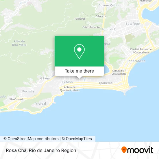 Rosa Chá map