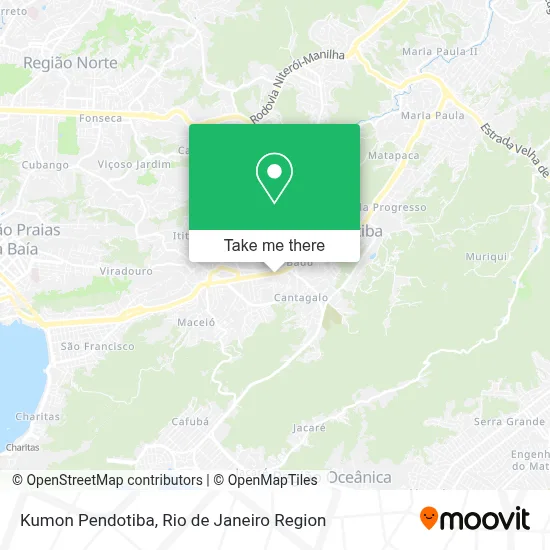 Kumon Pendotiba map