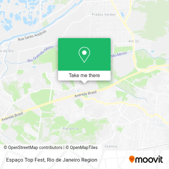 Espaço Top Fest map
