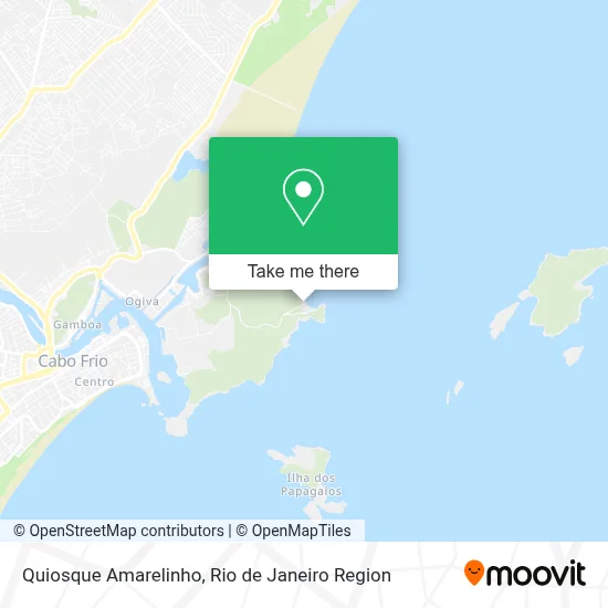 Quiosque Amarelinho map