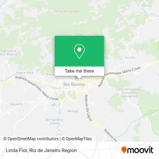 Linda Flor map