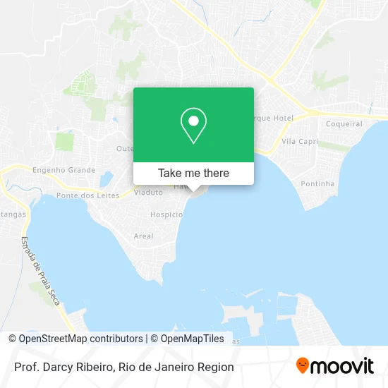 Prof. Darcy Ribeiro map