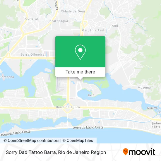 Sorry Dad Tattoo Barra map