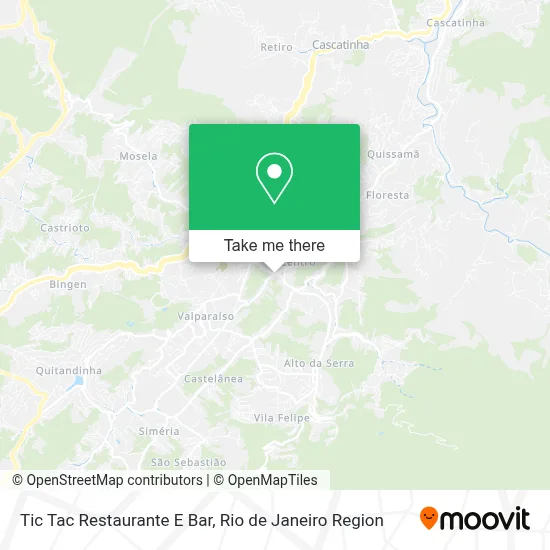 Tic Tac Restaurante E Bar map
