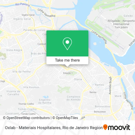 Oxlab - Materiais Hospitalares map