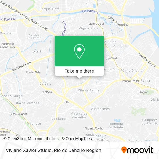 Viviane Xavier Studio map