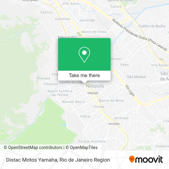 Distac Motos Yamaha map