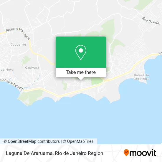 Laguna De Araruama map