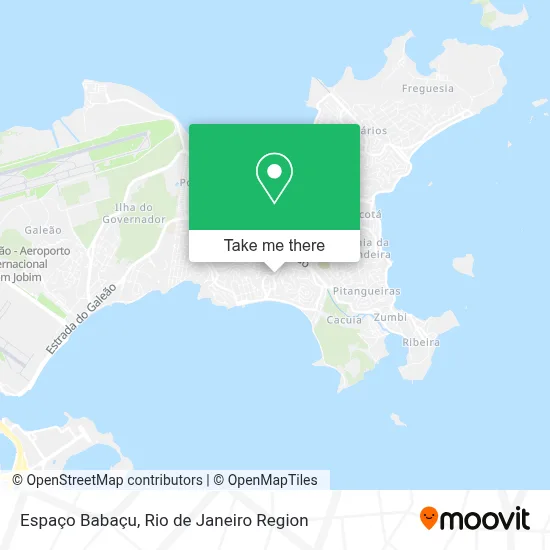 Espaço Babaçu map
