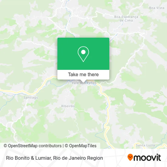 Rio Bonito & Lumiar map