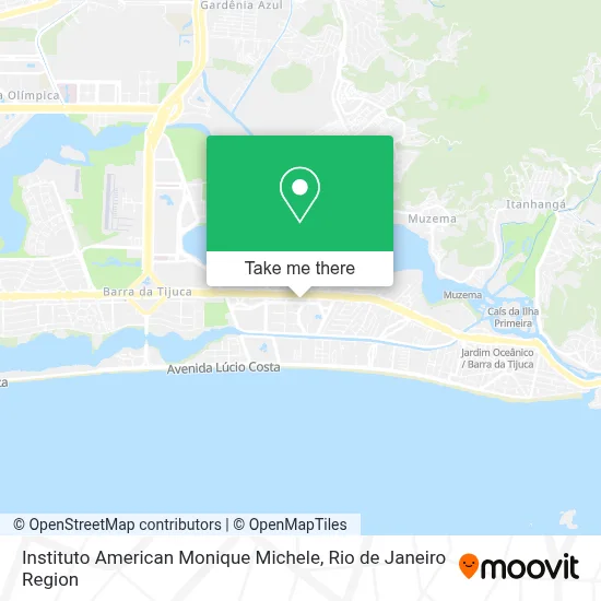 Instituto American Monique Michele map