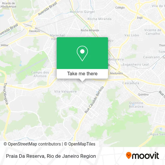 Praia Da Reserva map
