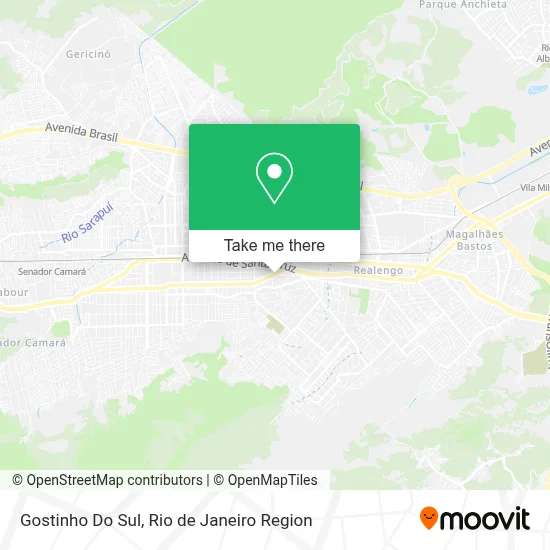 Gostinho Do Sul map
