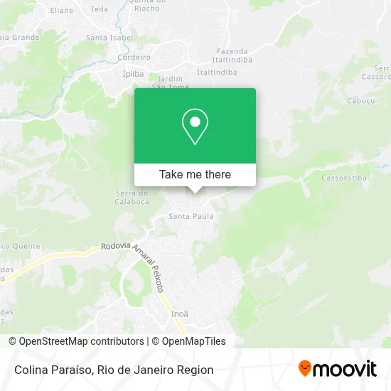 Colina Paraíso map