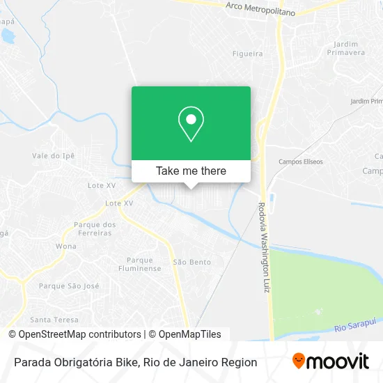 Parada Obrigatória Bike map