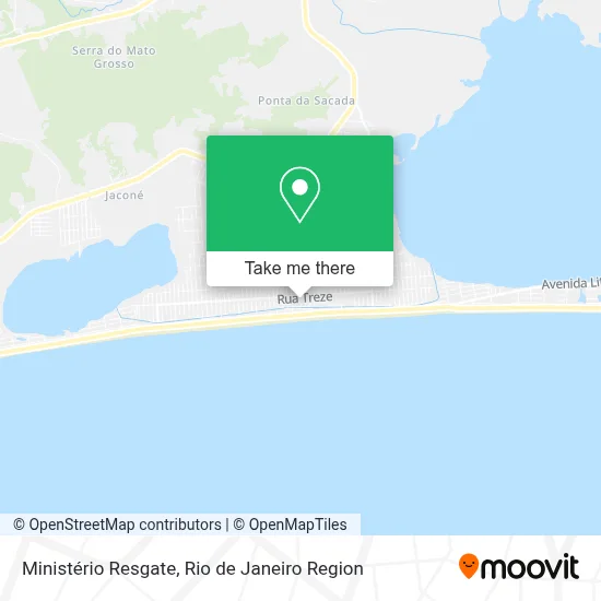 Ministério Resgate map
