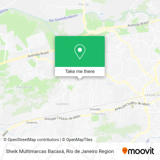 Sheik Multimarcas Bacaxá map