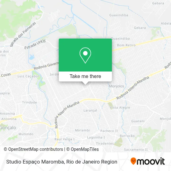 Studio Espaço Maromba map