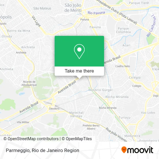 Parmeggio map