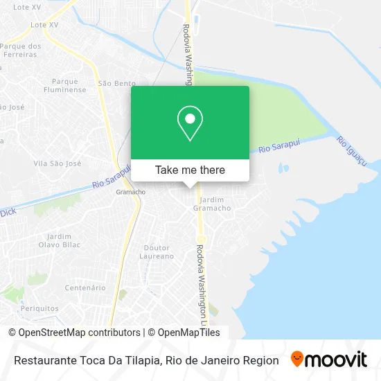 Restaurante Toca Da Tilapia map