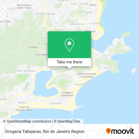 Drogaria Tabajaras map