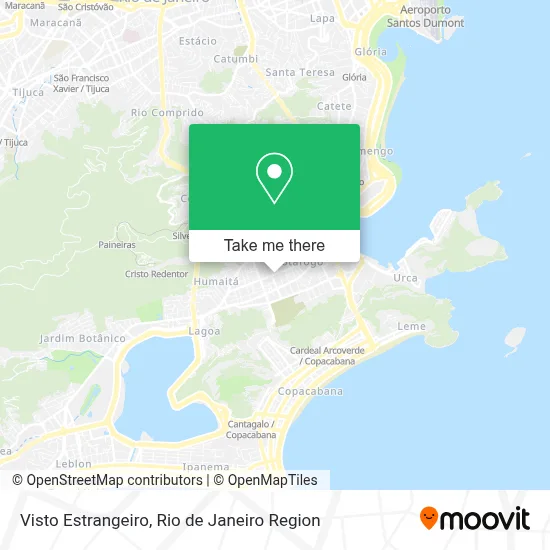 Visto Estrangeiro map