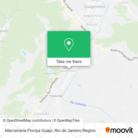 Marcenaria Floripa Guapi map