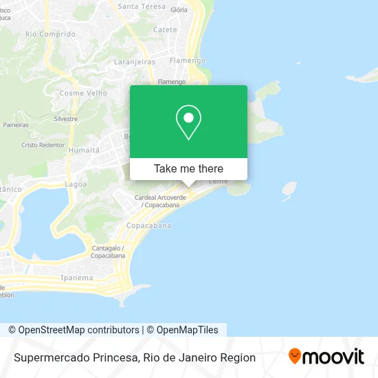 Supermercado Princesa map