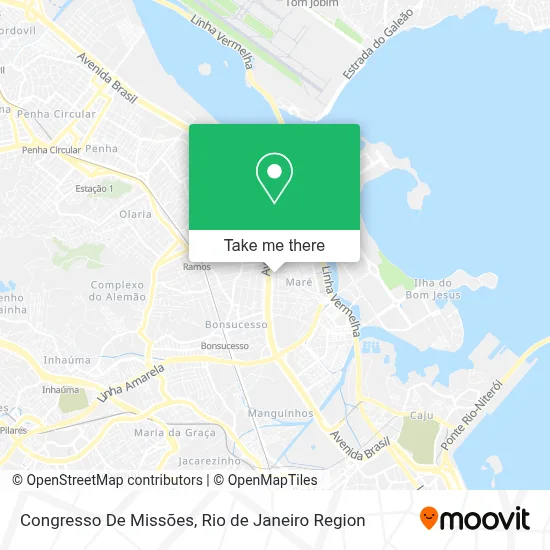 Congresso De Missões map