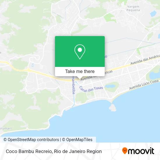 Coco Bambu Recreio map
