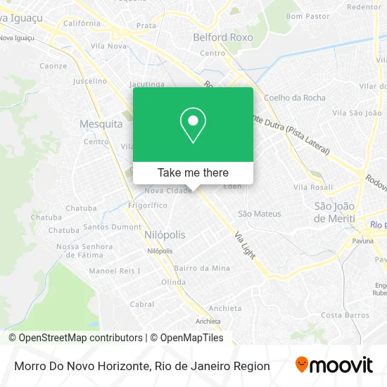 Morro Do Novo Horizonte map