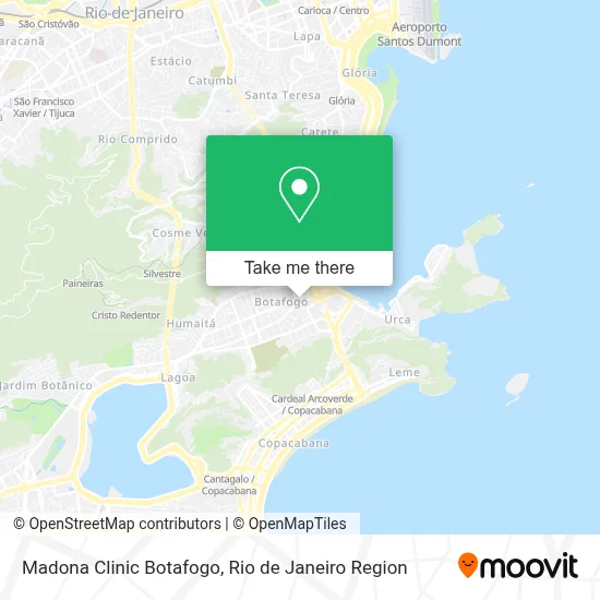 Madona Clinic Botafogo map