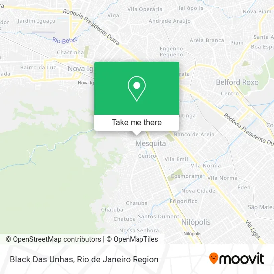 Black Das Unhas map