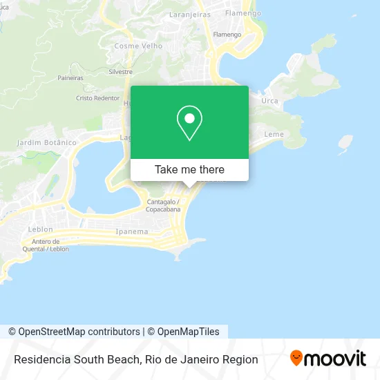 Residencia South Beach map