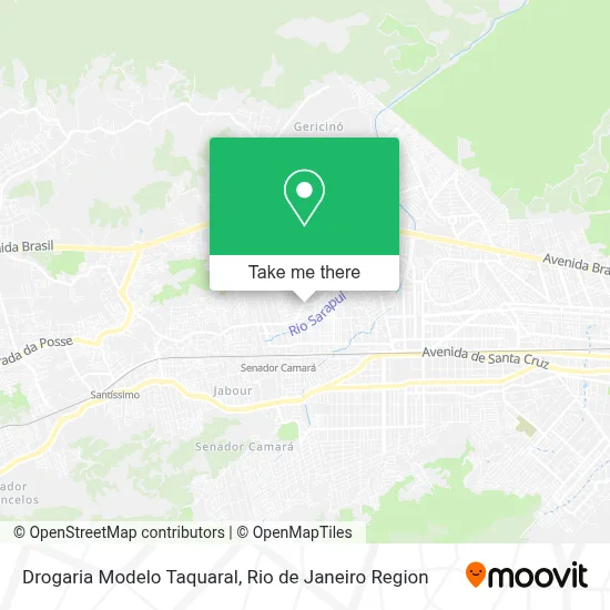 Drogaria Modelo Taquaral map