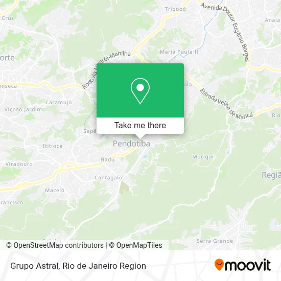 Grupo Astral map
